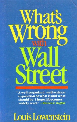 洋書 What's Wrong With Wall Street 洋書 What's Wrong With Wall Street 洋書 What's Wrong With